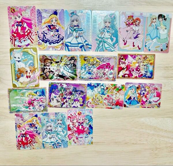 プリキュアオールスターズ キラキラカードグミ まとめ売り セミコンプ16枚セット