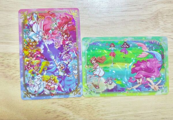 プリキュアオールスターズF キラキラカードグミ 2枚セット