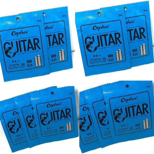 ギター弦 1弦 x 10本セット 009 新品未開封 エレキギター用 スーパーライトゲージ 送料無料