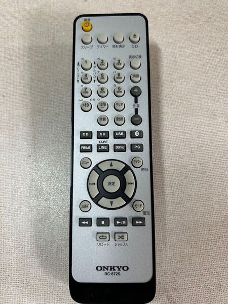 ONKYO オンキョー 純正リモコン RC-872S 動作確認済