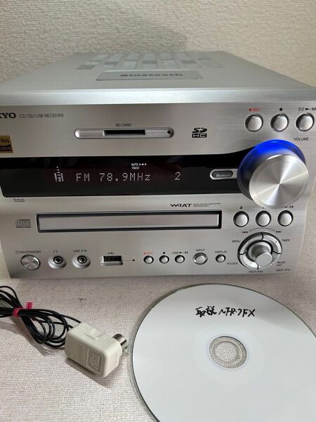 I13 整備美品 ONKYO NFR-7FX オンキョーハイレゾ 対応 CD/SD/USBレシーバー 本体のみ、リモコン無し