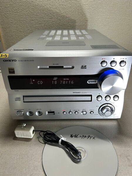 J13 整備美品 ONKYO NFR-9TX オンキョーハイレゾ 対応 CD/SD/USBレシーバー 本体のみ、リモコン無し