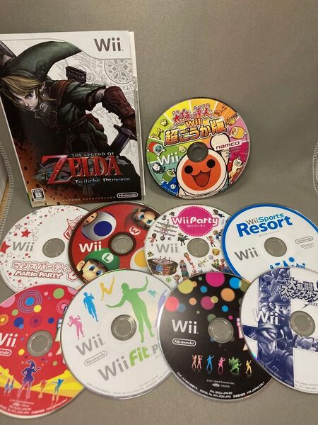 Wii ゲームソフト 10本セット まとめ売り 任天堂 ディスクのみ