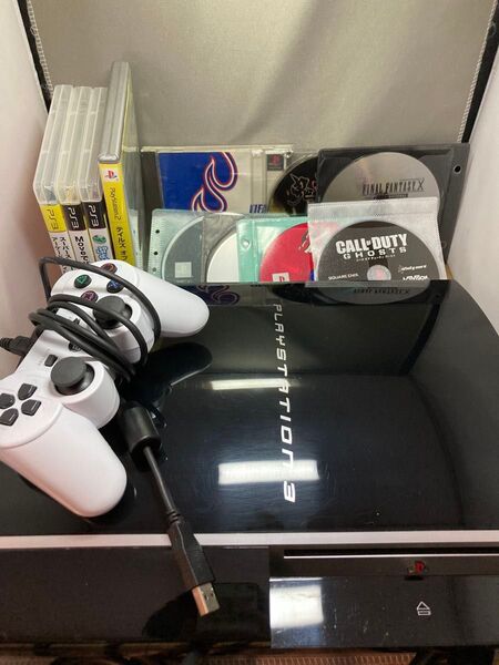 動作良好品 SONY PS3 40GB CECHH00 本体 ソフト 初期型 コントローラー プレイステーション3