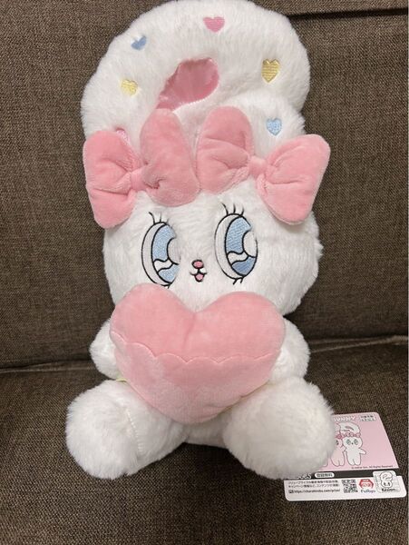 エスターバニー ハートポケットBIGぬいぐるみ クリームバニー