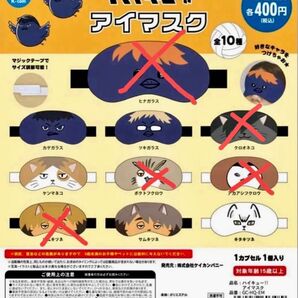 ハイキュー アイマスク 各種
