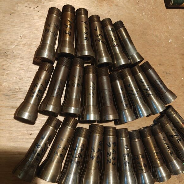 26本コレットチャック 大量に eguro fuji エバグロンcollet chuck