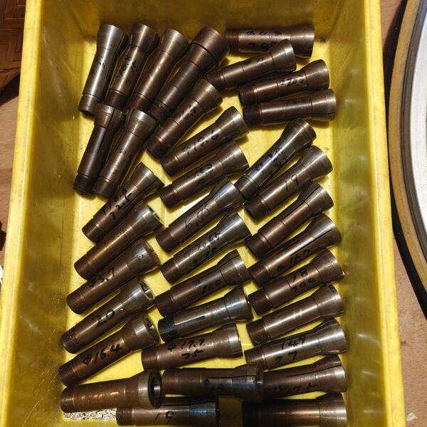 35本コレットチャック 大量に eguro fuji エバグロンcollet chuck