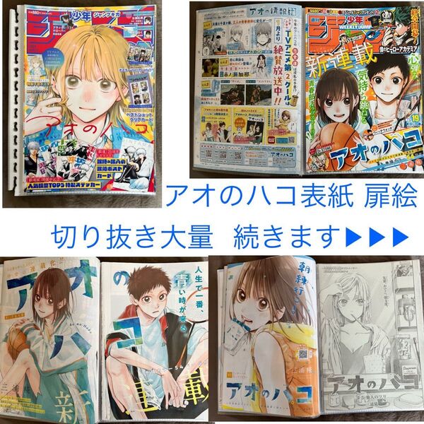 週刊少年ジャンプ アオのハコ 表紙 扉絵 切り抜き大量