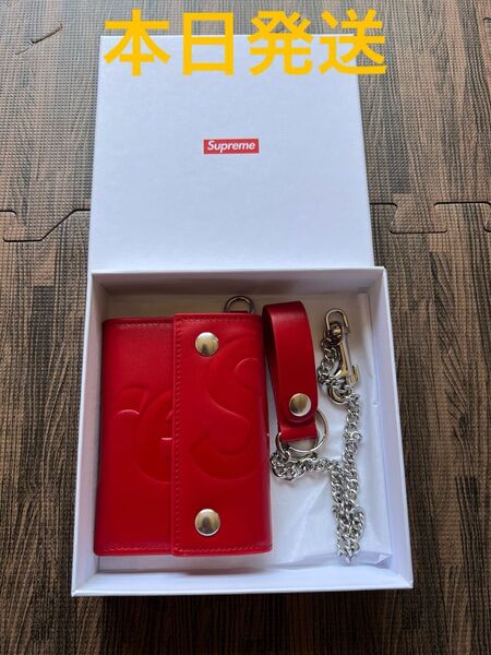 Supreme Leather Chain Wallet