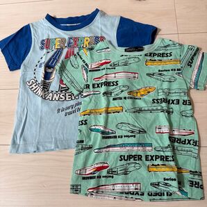 新幹線 こまち はやぶさ かがやきまドクターイエロー 半袖Tシャツ