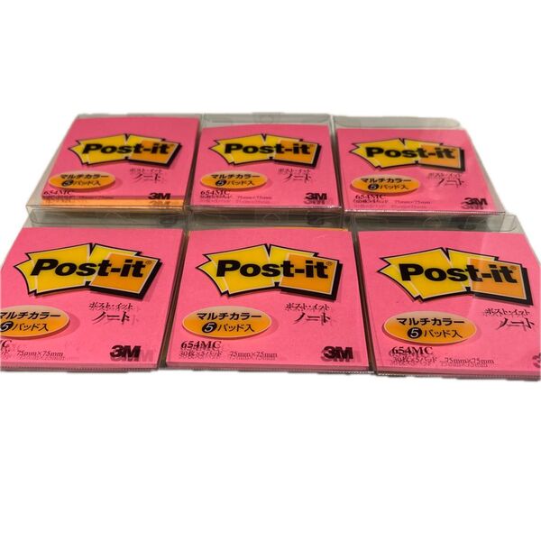 Post-it マルチカラー ノート 654MC