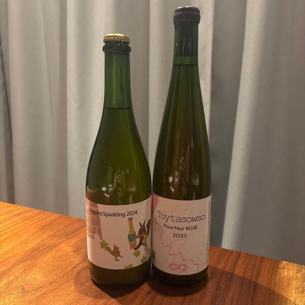 北海道ワイン2本セット ロゼ 白微発泡 10Rワイナリー
