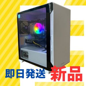 【新品】白色ゲーミングPC Ryzen5 5600X RTX4060【31】