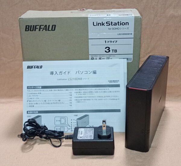 【動作品】Buffalo 3TB NAS LS210DN0301B Linkstation