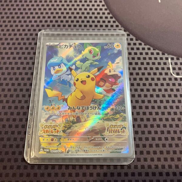 ポケモンカード ピカチュウ みんなでぼうけん スカーレット バイオレット 購入特典プロモ