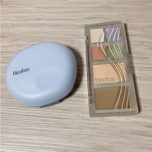 Healus ヒーアス スキンブリージングクラウドクッション スキンブリージングコンシーラーパレット クッションファンデーション