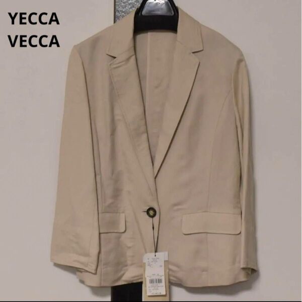 最終値下げ 新品タグ付 リネンジャケット YECCA VECCA イェッカヴェッカ