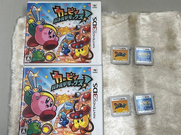 3DSソフト 星のカービィ 4本セット / ロボボプラネット ×2本 + カービィ バトルデラックス! ×2本