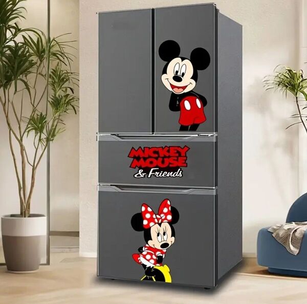 【新品】ディズニー ミッキー ミニー★ステッカー★冷蔵庫に貼ると可愛い