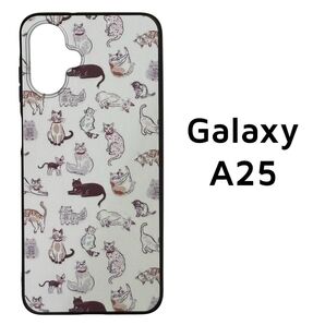 Galaxy A25 5G 猫 イラスト ケース カバー