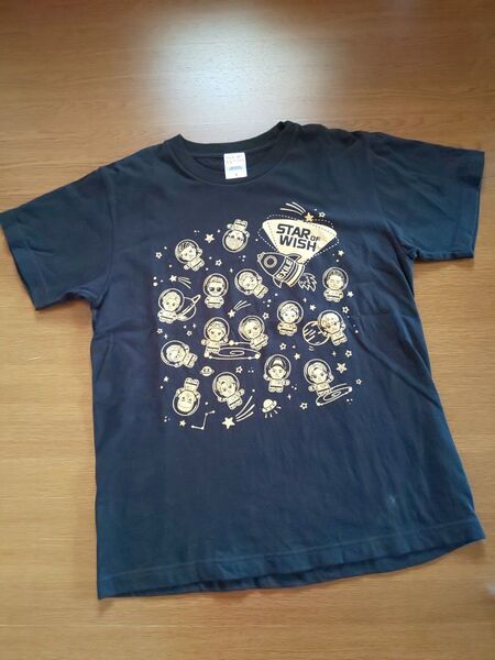 絵柄カワイイ EXILE Tシャツ Sサイズ 黒 ゴールド柄 LDH