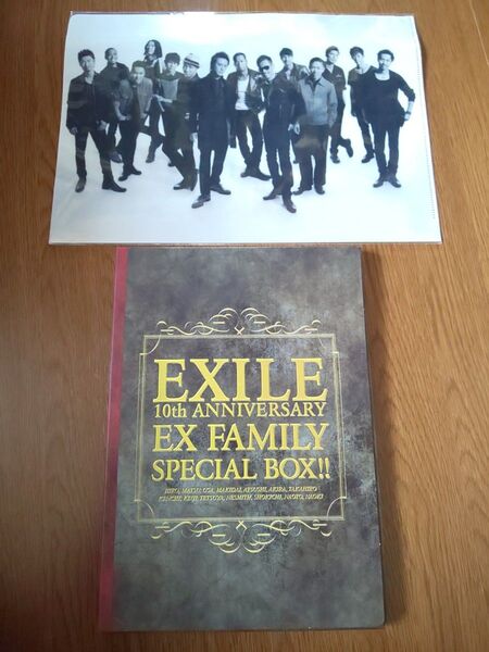 非売品 EXILE クリアファイル 10th EXFAMILYSPECIALBOX ポストカード AKIRA