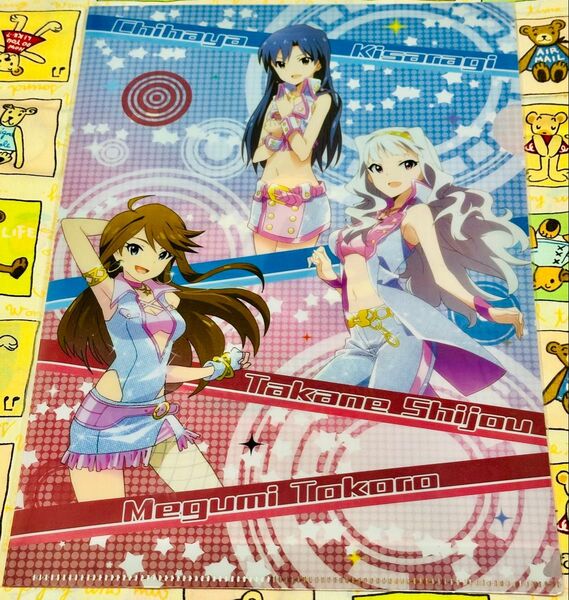 アイドルマスター ミリオンライブ!クリアファイル ローソン限定オリジナル 四条 貴音,所 恵美,如月 千早