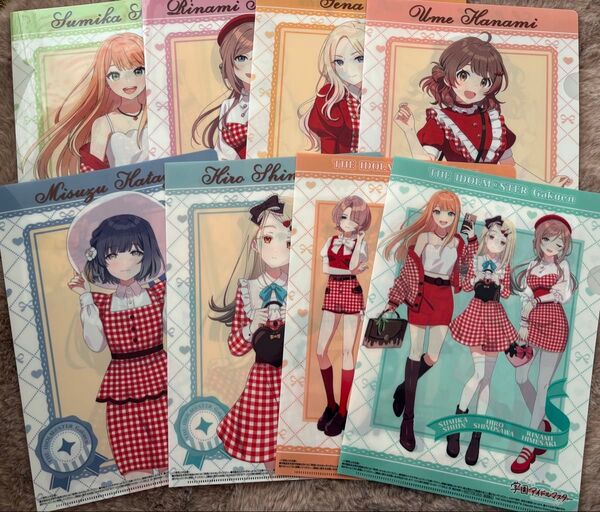 学園アイドルマスター オリジナルクリアファイル全8種 ローソンコラボ アイマス