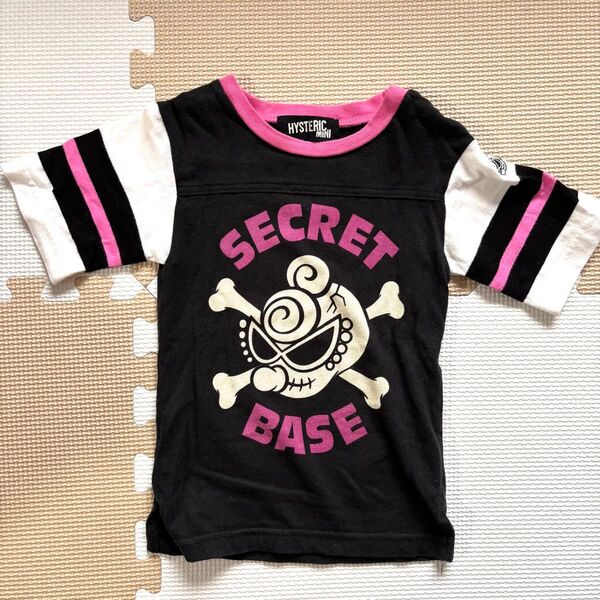 7.HYSTERIC MINI ヒスミニ Tシャツ 90 黒 ブラック