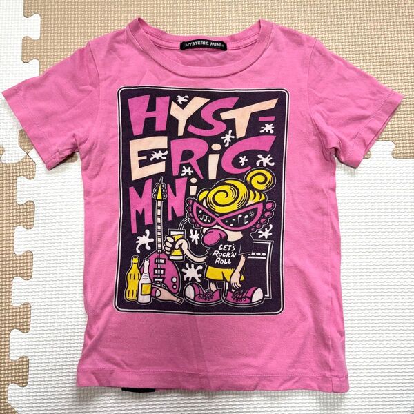 12.HYSTERIC MINI ヒステリックミニ Tシャツ ピンク 100