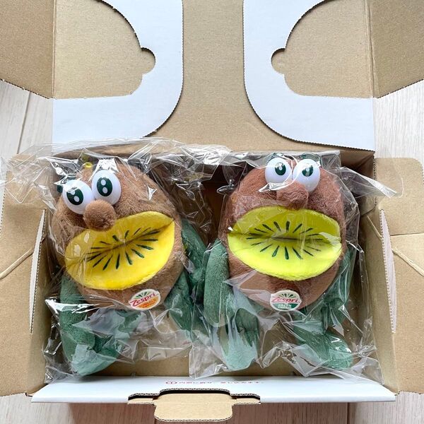 Zespri セスプリ キウイブラザーズ ぬいぐるみ 小 2点セット