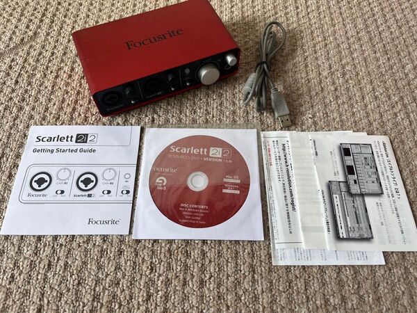 Focusrite Scarlett 2i2 USBオーディオインターフェース Gen1