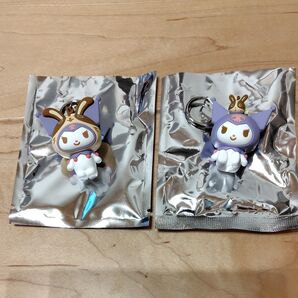 宇佐美 クロミ 立体ラバーキーホルダーサンリオ クロミ フィギュアキーホルダー 2個セット