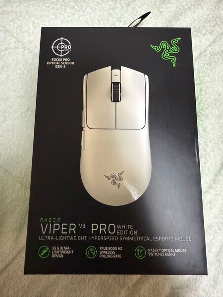 新品未使用 Razer Viper V3 Pro White Edition