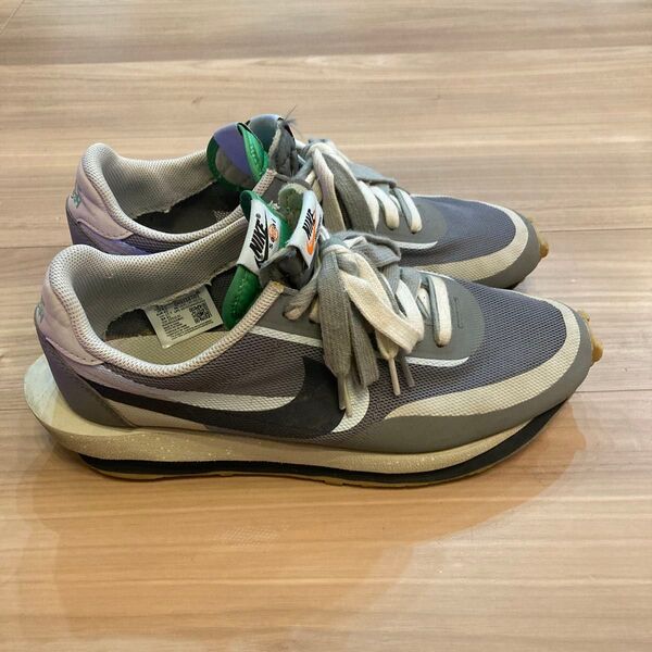 CLOT×Sacai×Nike LD Waffle "Gray Obsidian/C ool Grey クロット×サカイ×ナイキ