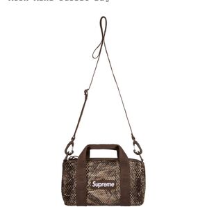 Supreme Mesh Mini Duffle Bag "TrueTimber Kanati Camo" (25SS)