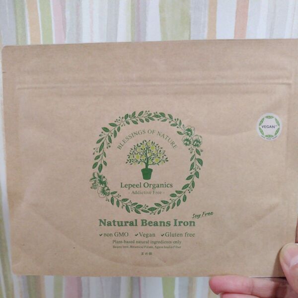 フェリチン鉄 Lepeel Organics 鉄分 サプリメント 鉄不足 レピールまめ鉄 無添加 オーガニック 粉末