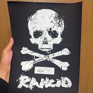 RANCID D-Skull Canvas Backパッチ
