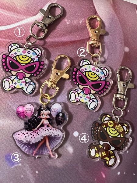 アクリルキーホルダー ヒスミニ ベティ 1つの値段です。