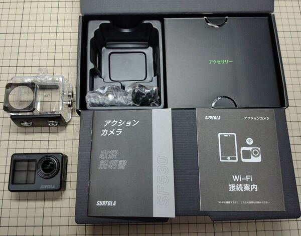 2024年モデル Surfola アクションカメラ SF530
