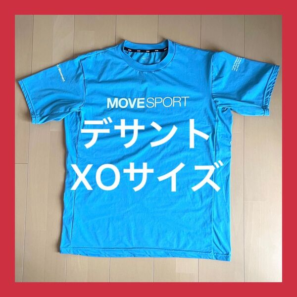 DESCENTE デサント MOVESPORT 半袖Tシャツ メンズ XOサイズ トレーニングウェア