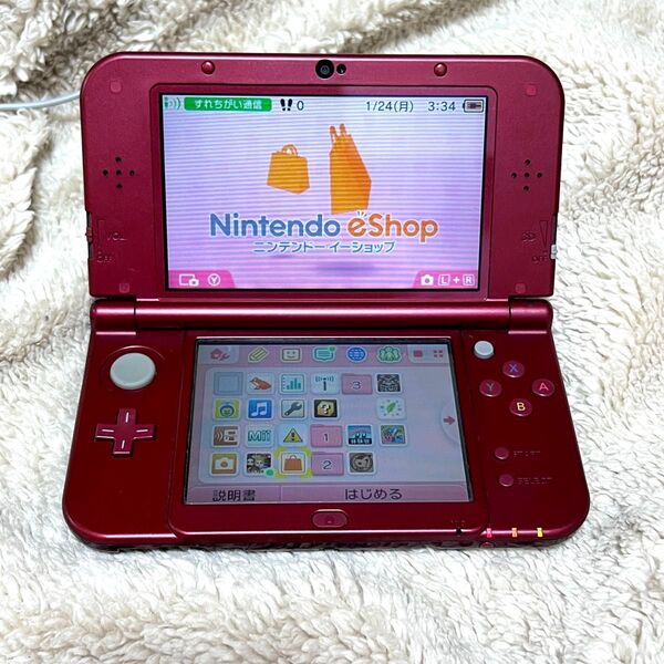 【動作確認済み】new Nintendo 3DS LL レッド 本体