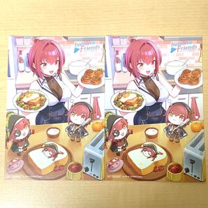 ホロライブ 宝鐘マリン ポストカード ノベルティ 東京駅 コミケ C105 セット hololive friends to go