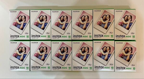 新品 12個セット フジ チェキ フィルム instax mini フィルム 合計120枚