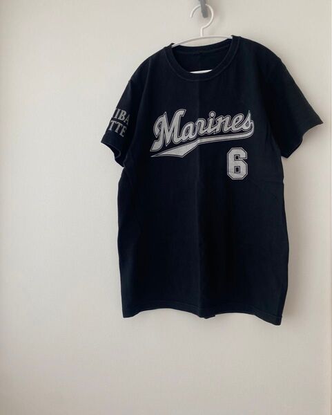 千葉ロッテ マリーンズ 井口 Tシャツ 野球 プロ野球 ユニフォーム ユニホーム 半袖 L