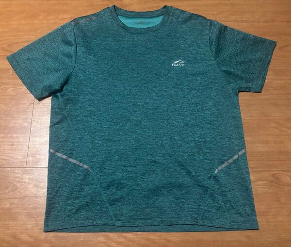 ワークマン LLサイズ Find-Out 冷感 リフレクティブフランク 半袖 Tシャツ グリーン系