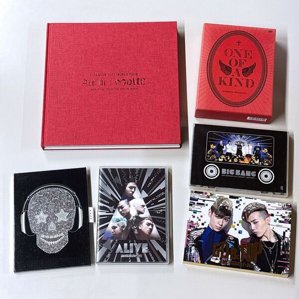 BIGBANG G-DRAGON GD&TOP CD DVD 6種セット グッズ まとめ売り 初回生産限定盤 韓国盤