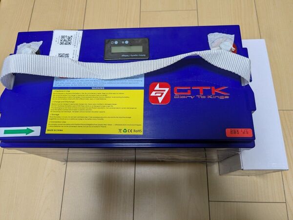 保証付 GTK 24V 80Ah リン酸鉄 リチウムイオンバッテリー LiFePO4 Bluetooth リチビー