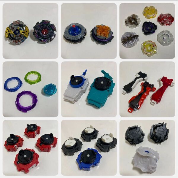 ベイブレードバースト レイヤー 2個セット おまけレイヤー7個 ランチャーいろいろ